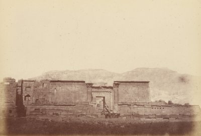 View of the Palace of Medinet Habu by Théodule Devéria